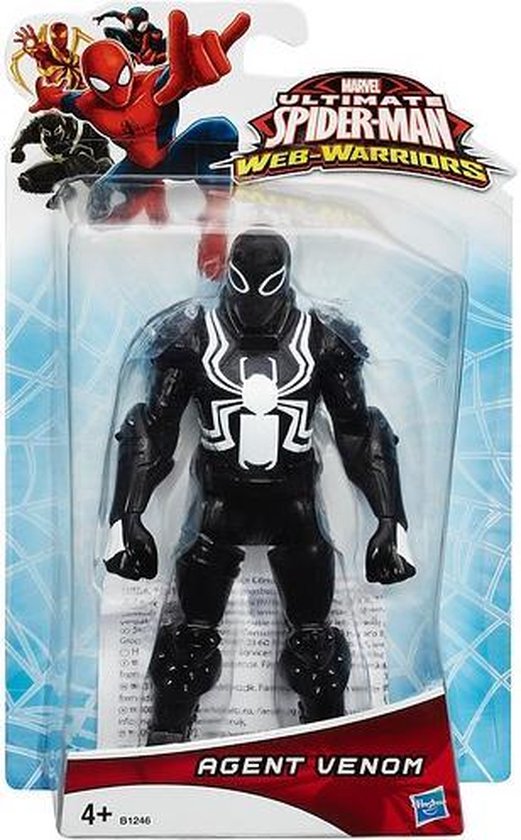 Ultimate Spider Man Web Warriors Agent Venom 10 Cm Figuur Bol Com