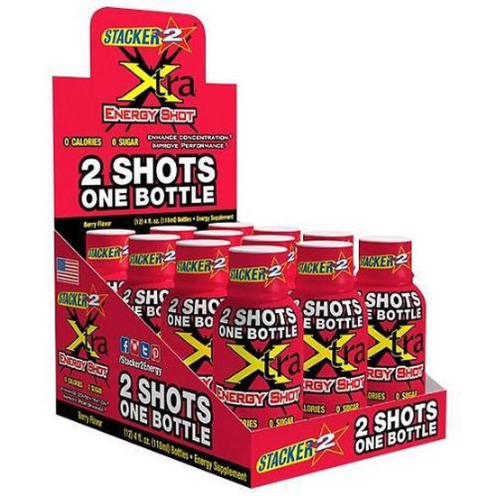 Stacker 2 Xtra Energy Shots 1 shot 60mlOrange