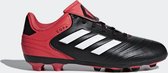 Adidas Voetbalschoenen Copa 18.4 FxG J - Junior - Unisex - Allround noppen - Zwart/Rood/Wit - Maat 38 2/3