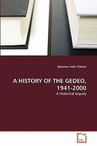 A History of the Gedeo, 1941-2000