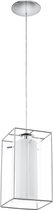 EGLO Loncino 1 - Hanglamp - 1 Lichts - Chroom - Helder, Wit