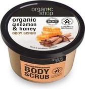 Organic Shop Body Scrub Honey Cinnamon 250ml.