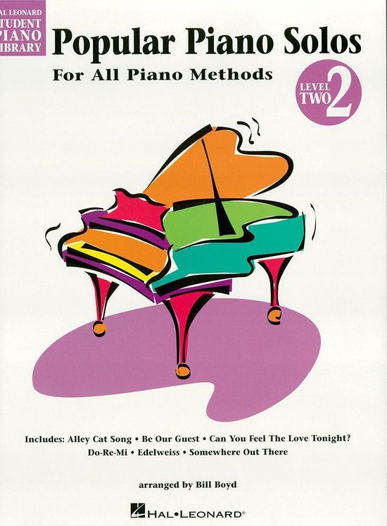 Popular Piano Solos - Level 2 (Music Instruction) - cover