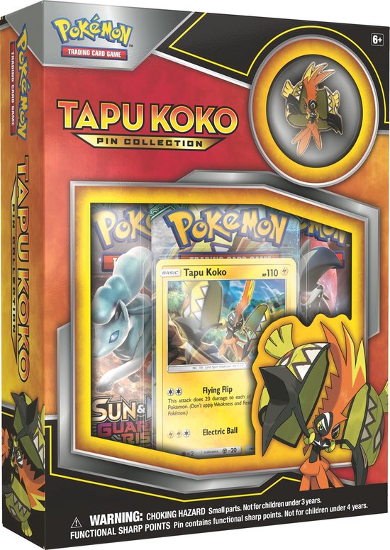 PKM Tapu Koko Pin Collection EN | Games | bol