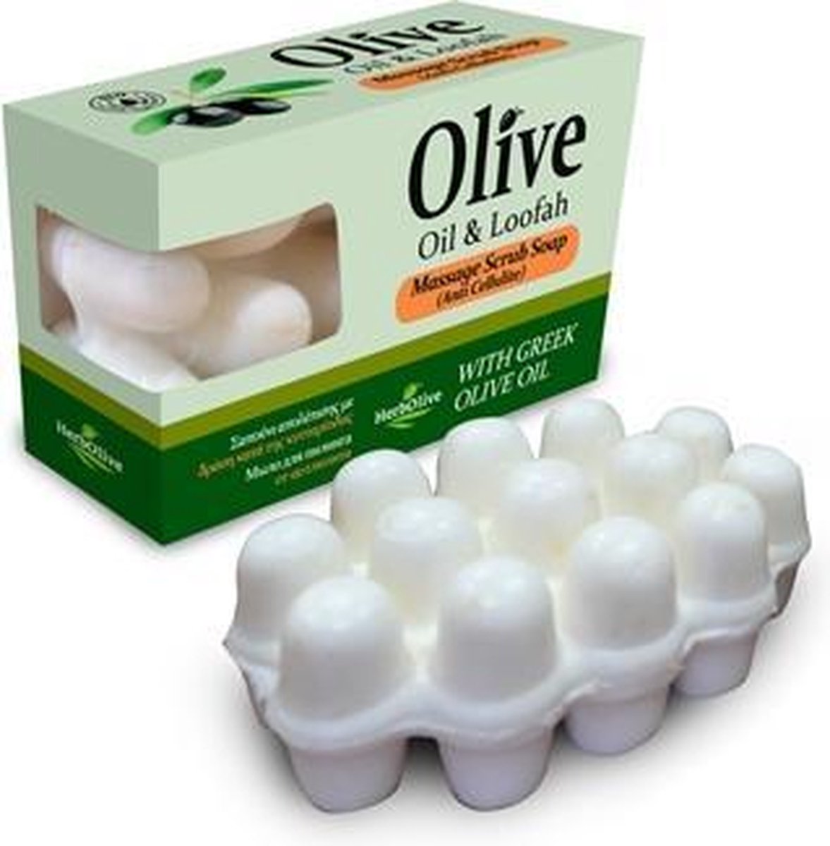 Goedkoopste HerbOlive Zeep Massage Olijf Olie & Milk Protein 100gr