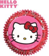 Hello Kitty Cupcake vormpjes 50 stuks
