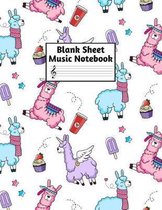 Blank Sheet Music Notebook