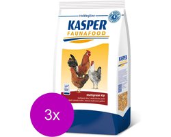 3x Kasper Faunafood Multigraan Kip 4 kg
