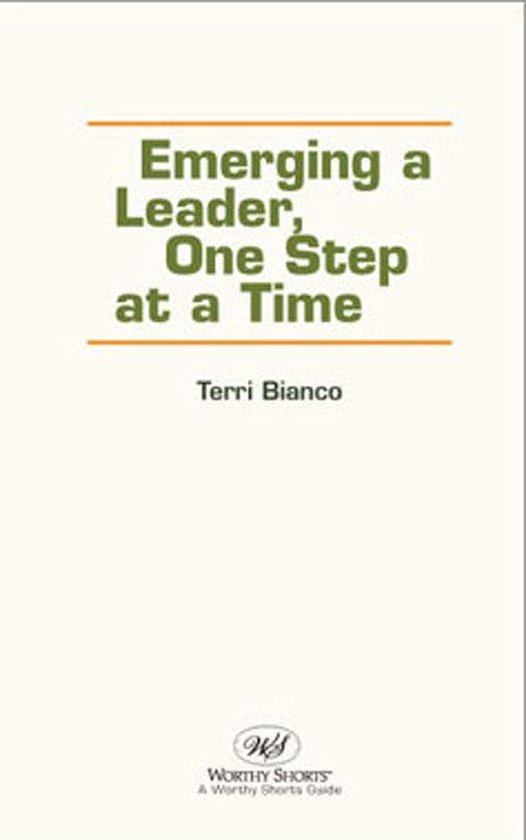 Emerging a Leader, One Step at a Time - cover