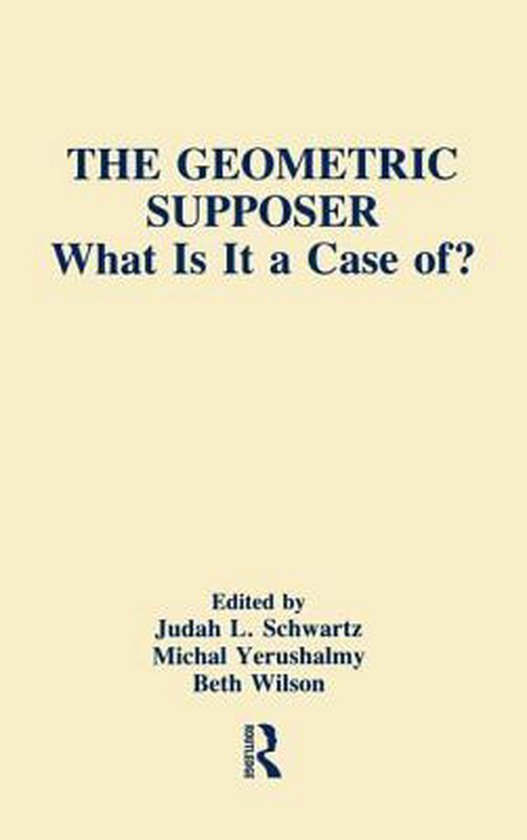 Technology and Education Series-The Geometric Supposer - cover