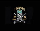 Vlag Ranger-zwart