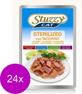 Stuzzy Pouch Adult 100 g - Kattenvoer - 24 x Kalkoen