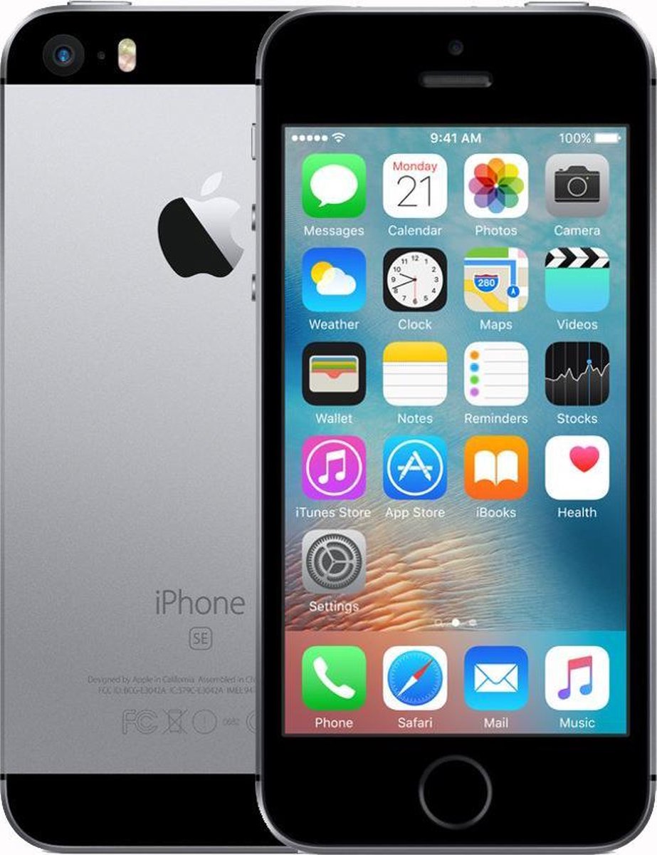 Apple iPhone SE 10,2 cm (4") SIM unique iOS 10 4G 32 Go Gris | bol