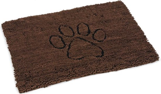 Dirty Dog Droogloopmat - Hond - Bruin - 90x66 cm