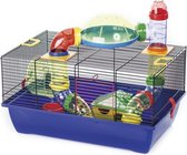 Hamster cage Labyrinth - Noir / Bleu