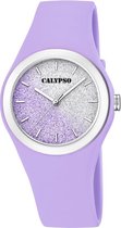 Calypso K5754/2 analoog tiener horloge 34 mm 50 meter paars