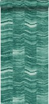 Origin behang marmer motief smaragd groen | 337248 | 53 cm x 10.05 m|