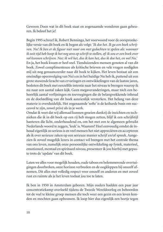 Tekst op een pagina van een boek met de titel 'Haal het beste uit jezelf'.