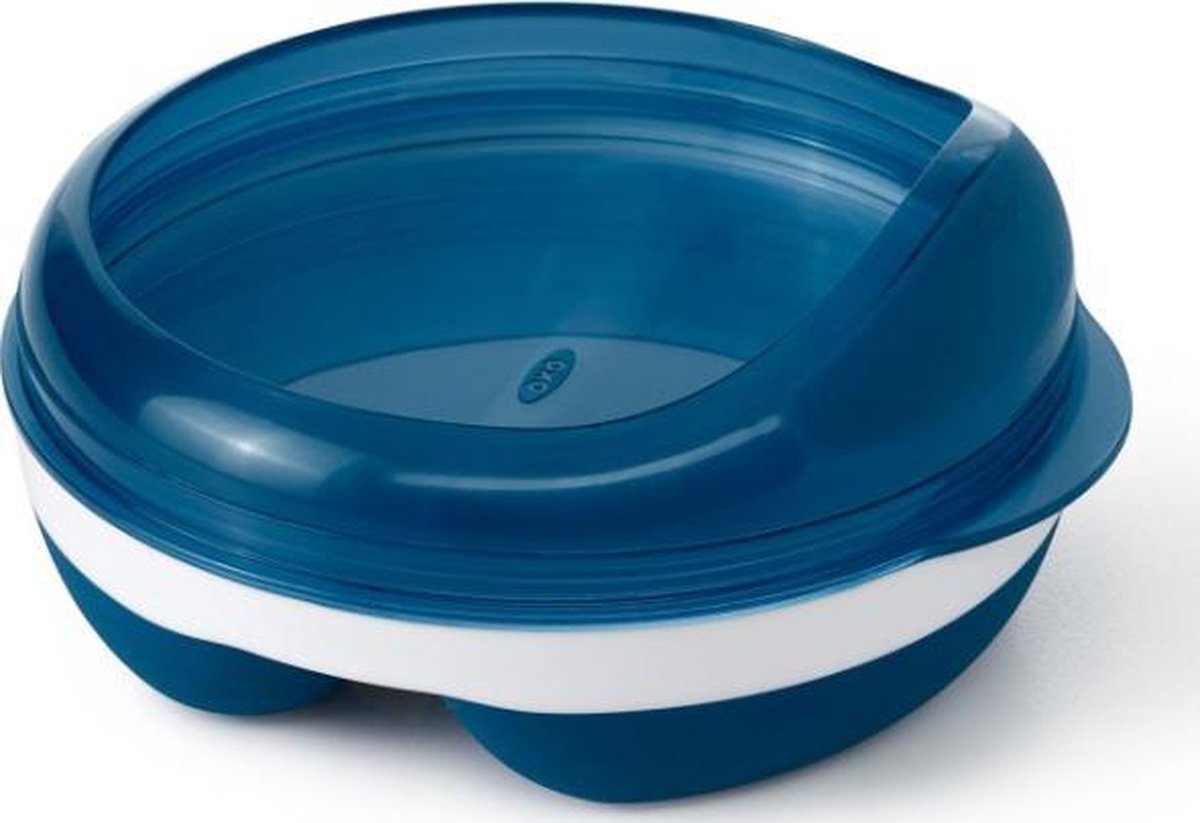 OXO tot Voedingsbord met 2 vakjes - Babybord - Baby servies - Navy OXO tot Voedingsbord met 2 vakjes - Babybord - Baby servies - Navy