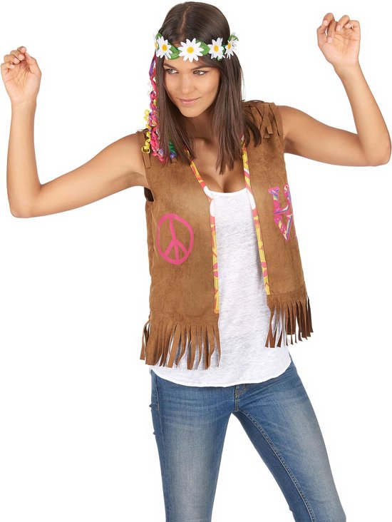 Hippie gilet voor vrouwen - Verkleedkleding - One size" | bol.com