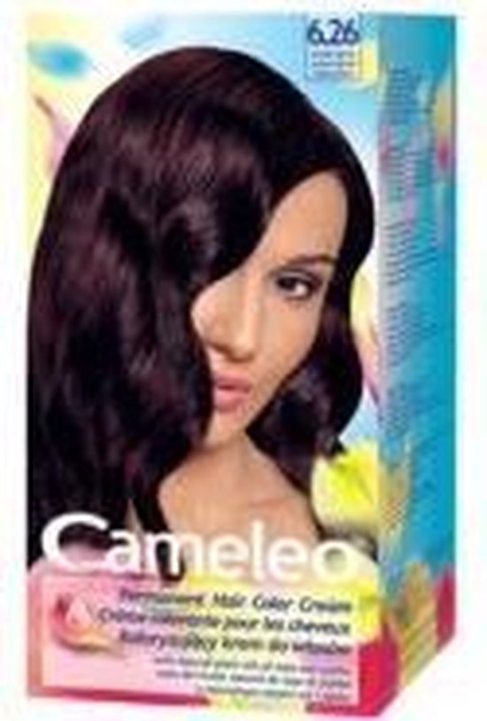 Cameleo Creme Permanente Haarkleuring 6.26 Aubergine | bol.com