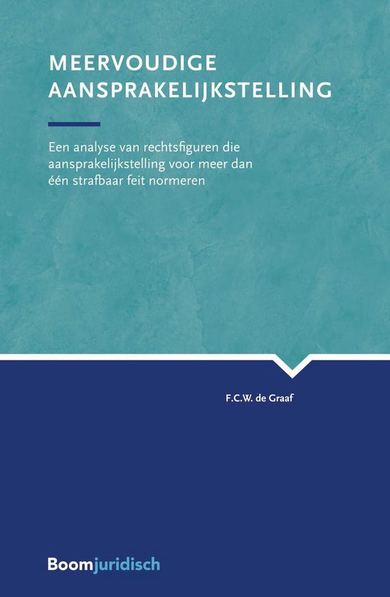 VU-strafrechtreeks - Meervoudige aansprakelijkstelling - cover