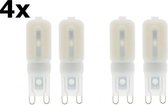 4 Stuks G9 7W Cold White SMD2835 LED Lamp - Dimmable