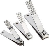 Premium RVS Nagelknipper Set – 3 Stuks – Verschillende Maten | Nagelschaar voor Knippen van Teennagels en Vingernagels | Nagelscharen voor Nagels | Nagelknippers