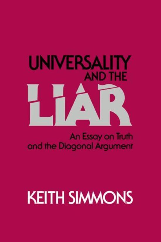 9780521430692 - Universality and the Liar