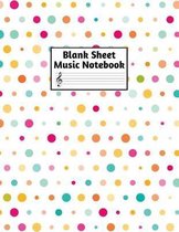 Blank Sheet Music Notebook