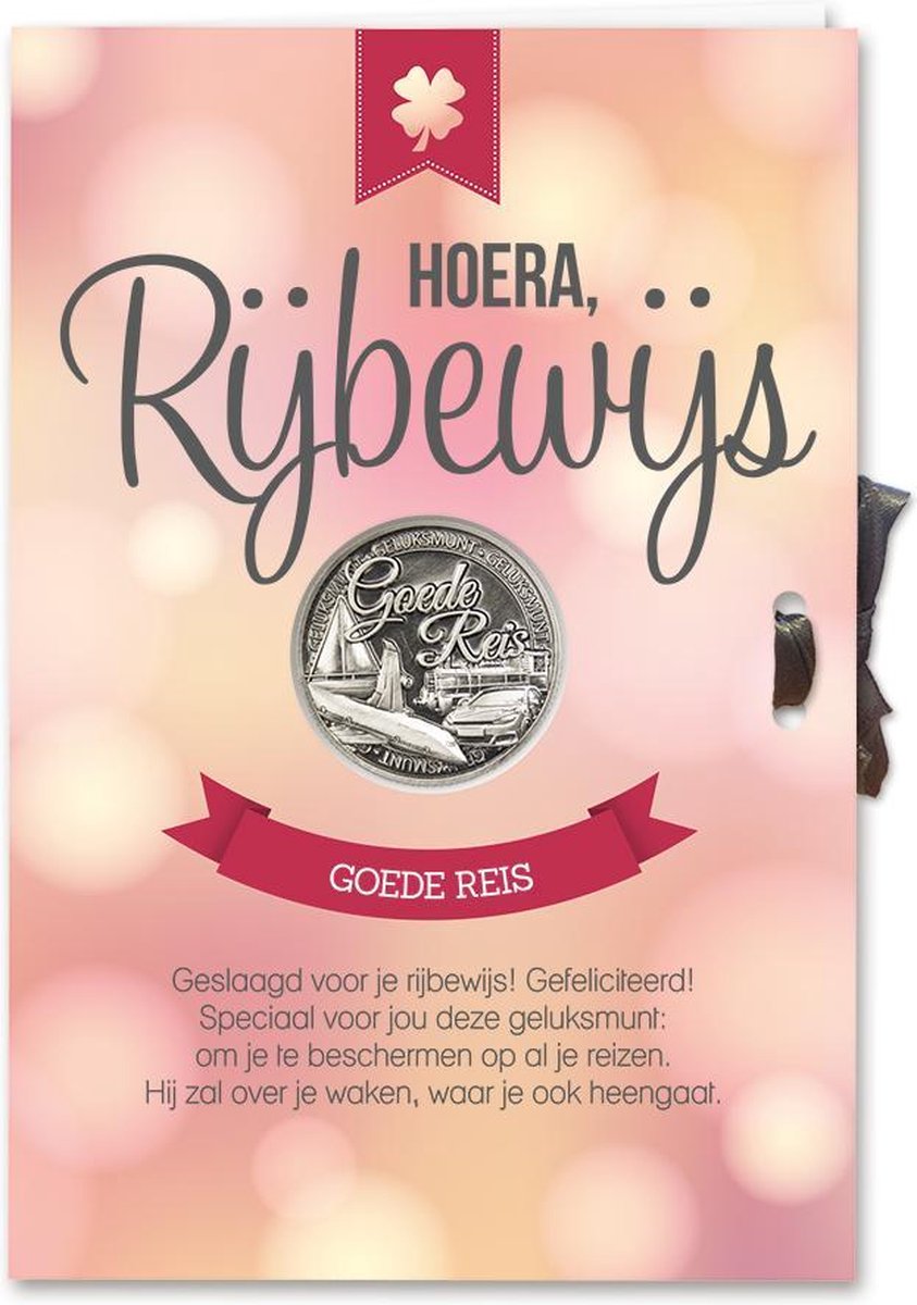 Geluksmunt Giftcard Hoera Rijbewijs