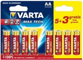 Varta Max Tech AA Wegwerpbatterij Alkaline