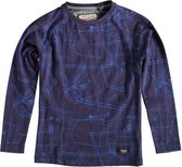 Petrol stevige blauwe longsleeve Maat - 140