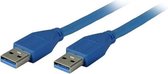 Alcasa USB 3.0 3m USB-kabel USB 3.2 Gen 1 (3.1 Gen 1) USB A Blauw