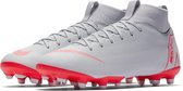 Nike Superfly Academy DF MG  Sportschoenen - Maat 38 - Unisex - licht grijs/rood