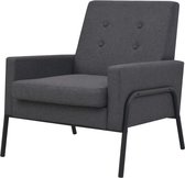 Luxe Fauteuil DonkerGrijs / Loungestoel / Lounge stoel / Relax stoel / Chill stoel / Lounge Bankje / Lounge Fauteil / Cocktail stoel