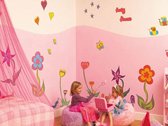 Muurstickers Funky Flowers "Room make over kit"