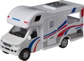 Happy People Touringcar Camper 12 Cm Wit/blauw/rood