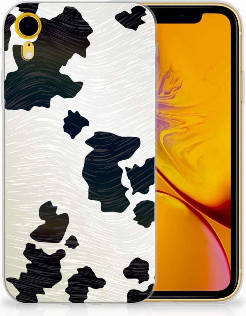 Apple iPhone Xr TPU Hoesje Koeienvlekken