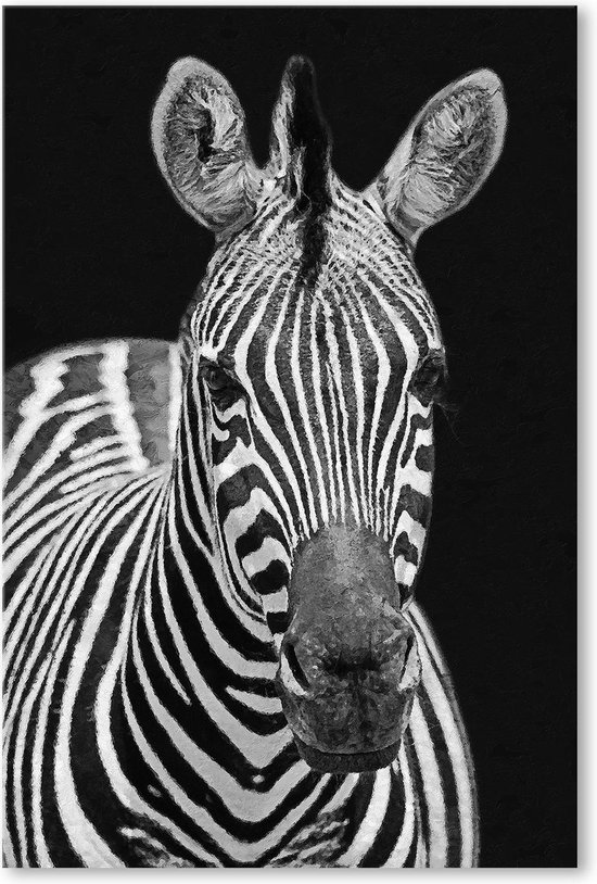 Canvas Schilderij Zebra