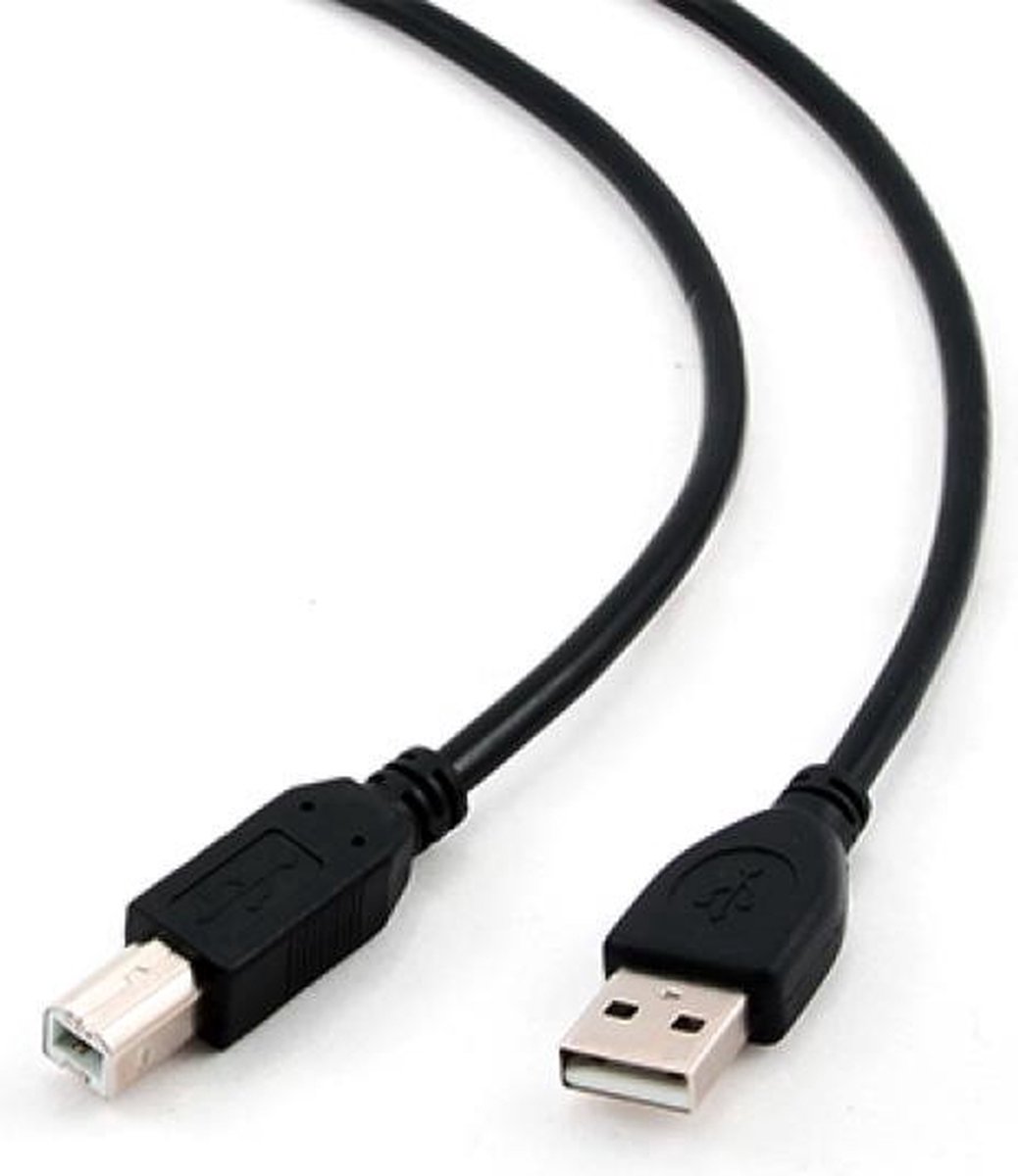 Kabel USB 2.0a naar USB B iggual PSICCP-USB2-AM 1,8 m Zwart