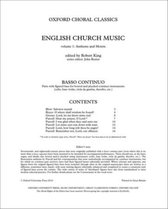 Oxford Choral Classics Collections- English Church Music, Volume 1: Anthems and Motets