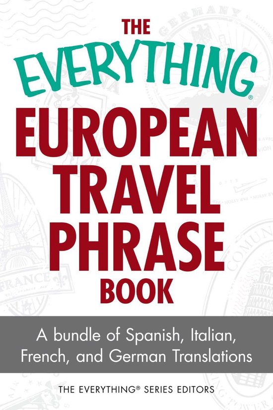The Everything European Travel Phrase Book - cover
