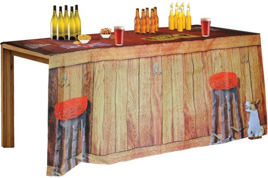 Afbeelding van het spel Pub Beerpong Tafelkleed – Zeil