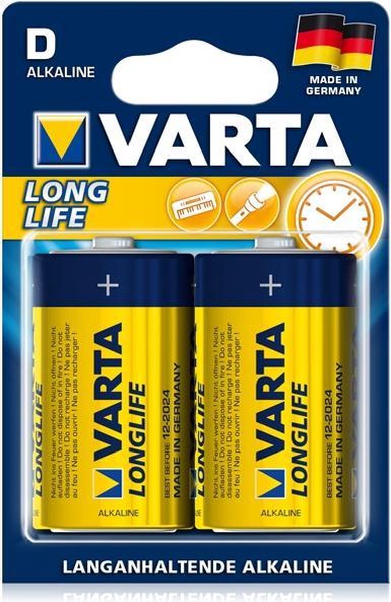 Varta 04120110412 Alkaline 1.5V niet-oplaadbare batterij
