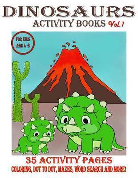 Dinosaurs Activity Books- Dinosaurs Activity books - cover