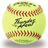 Dudley 4A-147Y Softball Wedstrijdbal Thunder Heat - Yellow - 12 inch