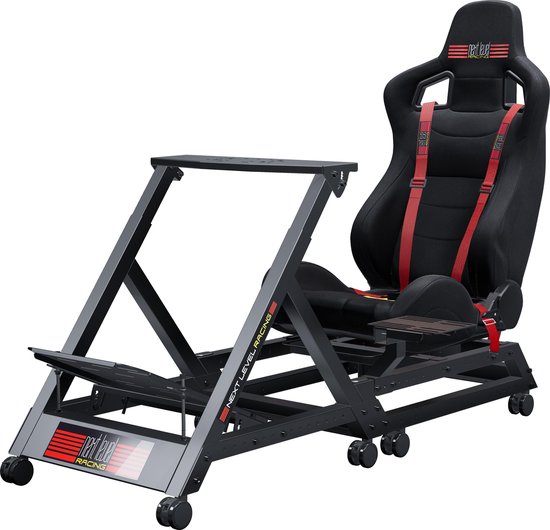 Next Level Racing GT Track Cockpit - Racestoel - Compatibel met Logitech/Thrustmaster/Fanatec van Next Level Racing — afbeelding 3