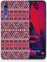 Huawei P20 Pro Uniek TPU Hoesje Aztec Purple