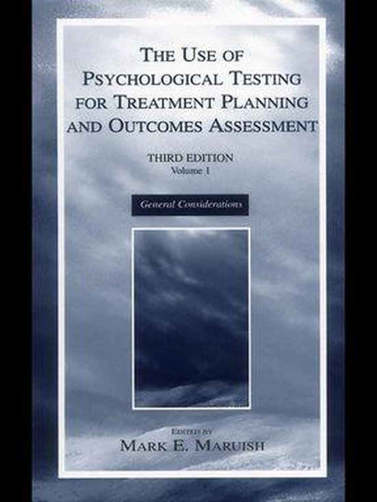The Use of Psychological Testing for Treatment Planning and  ... - cover